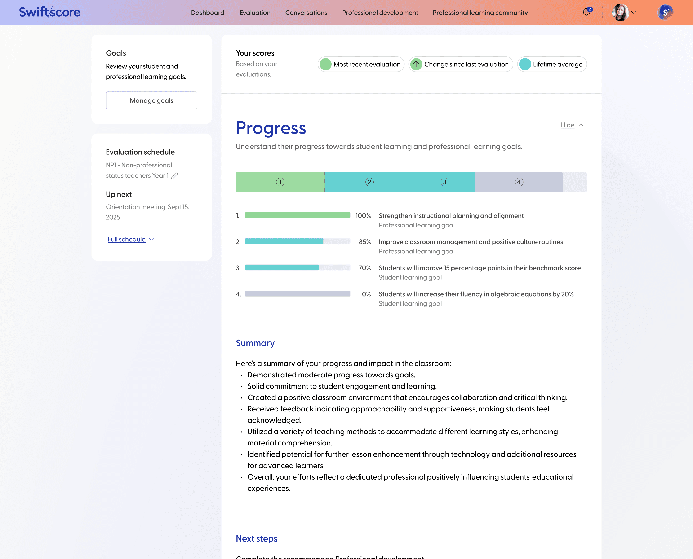 Support that feels like support